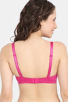 Rosaline Everyday Double Layered Non-Wired 3/4th Coverage T-Shirt Bra - Beetroot Purple — thumbnail 2